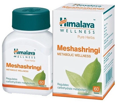 Мешашринги Хималая (гимнема, для снижения уровня сахара и холестерина) Meshashringi Himalaya 60 табл.
