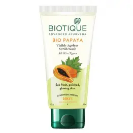 Гель-скраб для умывания Био Папайя Биотик Bio Papaya Biotique 100 мл.
