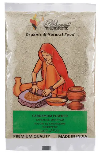 Кардамон зелёный молотый Cardamom Powder Bharat Bazaar 50 гр.
