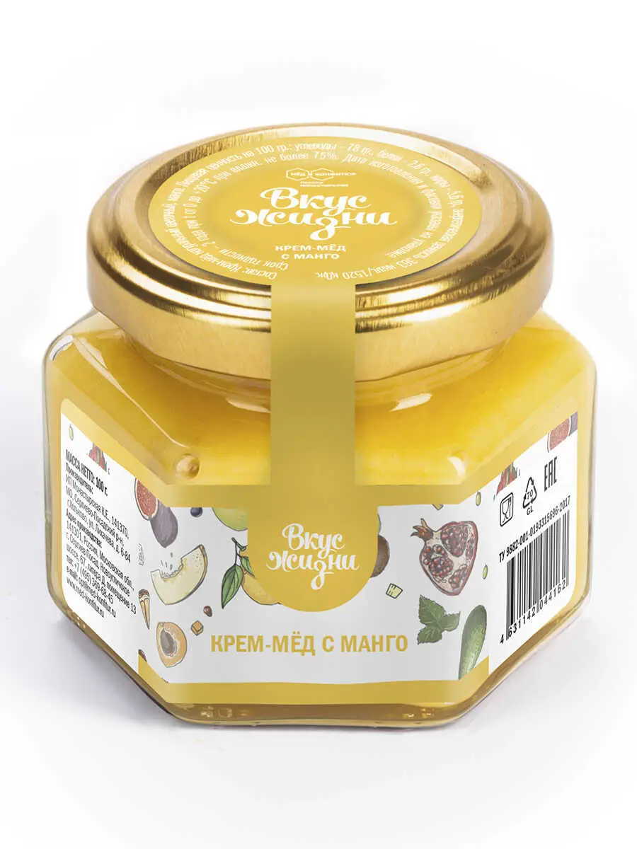 Крем-мёд с манго Вкус Жизни 150 гр