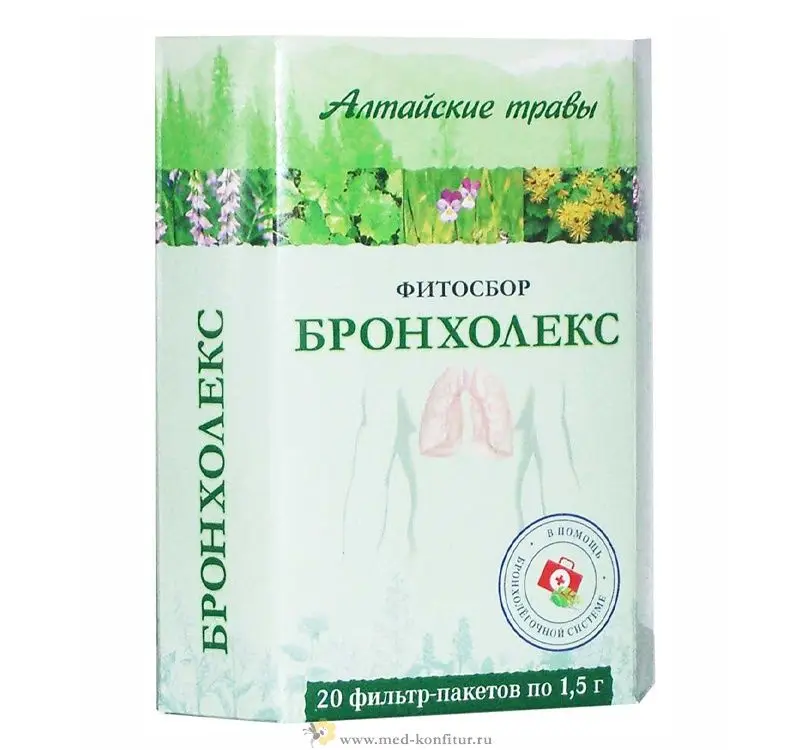 Фитосбор Алтайские травы «Бронхолекс» 