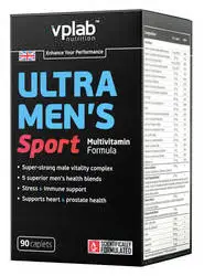 Витаминно-минеральный комплекс для мужчин Ultra Men’s Sport Multivitamin Formula Vplab 90 каплет
