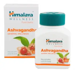Ашвагандха Хималая (антидепрессант, адаптоген, мужской афродизиак) Ashvagandha Himalaya 60 табл.