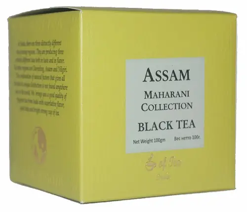 Чай чёрный крупнолистовой Assam Maharani Collection Long Leaf Black Tea 100 гр.
