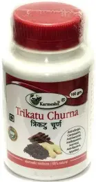 Трикату Чурна Кармешу (нормализация веса) Trikatu Churna Karmeshu 100 гр.