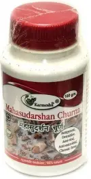 Махасударшан Чурна Кармешу (против токсикозов, воспалений и отёков) Mahasudarshan Churna Karmeshu 100 гр.