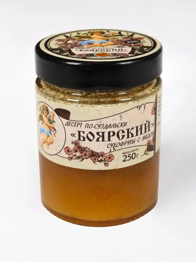 Десерт по-суздальски Боярский сухофрукты с мёдом 250 г 