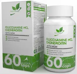 Глюкозамин, Хондроитин Naturalsupp Glucosamine Chondroitin Msm 60 капс. 