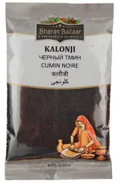 Тмин чёрный семена (калонджи) Kalonji Bharat Bazaar 100 гр.