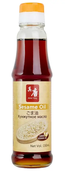 Масло кунжутное холодного отжима Sesame Oil Real Tang 150 мл.