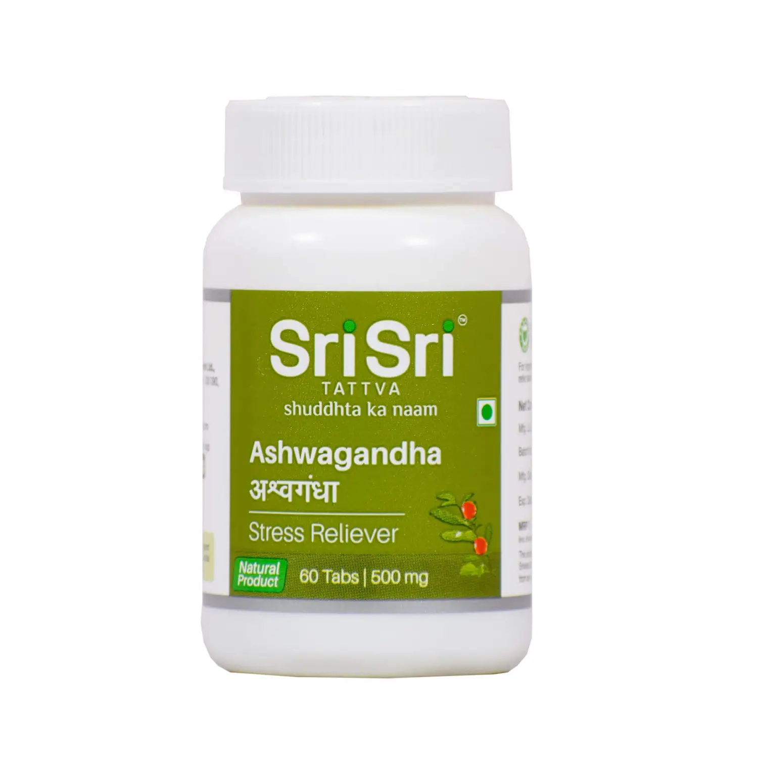 Sri Sri Tattva Ashwagandha (антидепрессант, адаптоген) 60 табл. 