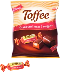 Ирис сливочный глазированный "Toffee" 250 гр.