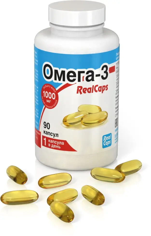 Омега-3 РеалКапс капс.1400 мг № 90  