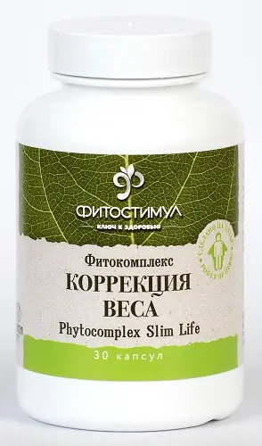 Фитокомплекс Коррекция Веса Фитостимул / Phytocomplex Slim Life, 30 капс.