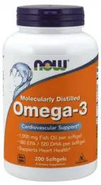 Омега 3 Omega-3 1000 mg NOW 200 капс.