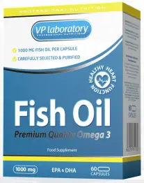 Рыбий жир VP LABORATORY FISH OIL 1000 мг. 60 капс. 