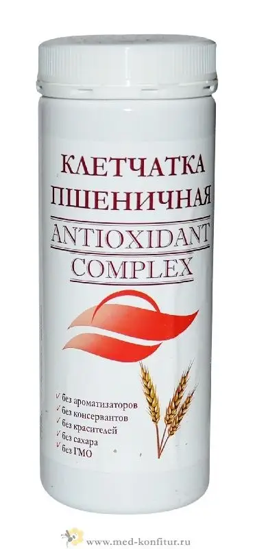 Клетчатка пшеничная Antioxidant complex с брусникой и клюквой 130 гр