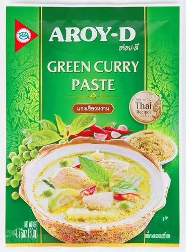 Паста Карри зелёная Green Curry Paste Aroy-D 50 гр.