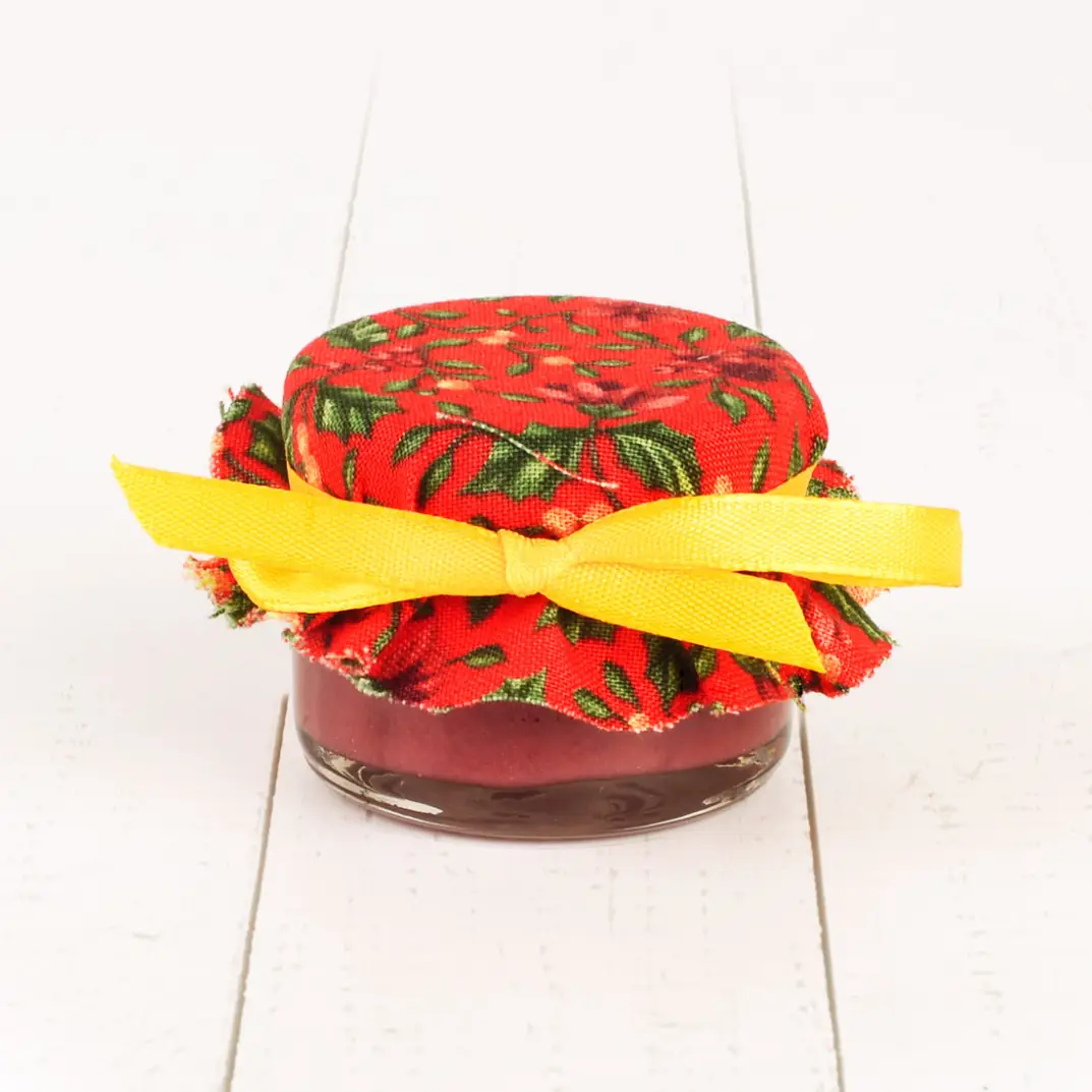 Свадебный комплимент Цветы на красном с Ежевикой крем-мёд 35 гр.