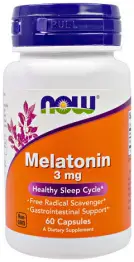 Мелатонин Melatonin 3 mg NOW 60 капс.    
