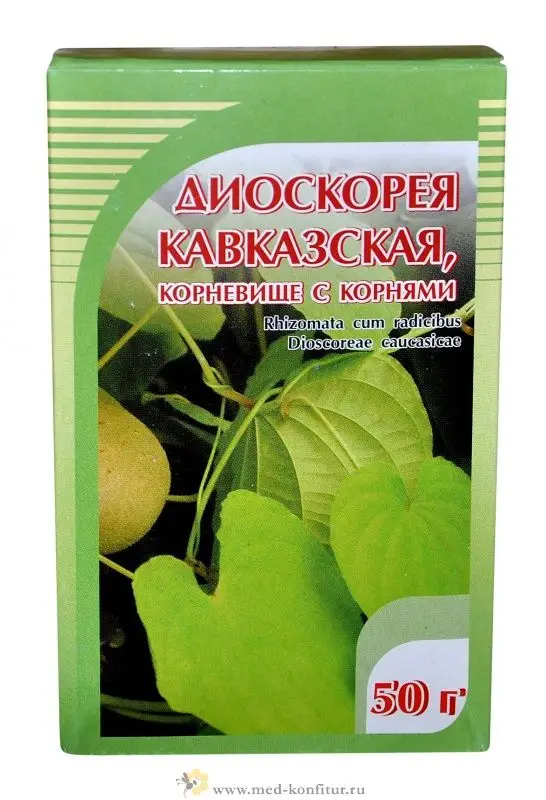 Диоскорея кавказская, корневище 50 гр