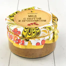 Крем-мёд с пергой и прополисом "Русский стиль" 230 гр.