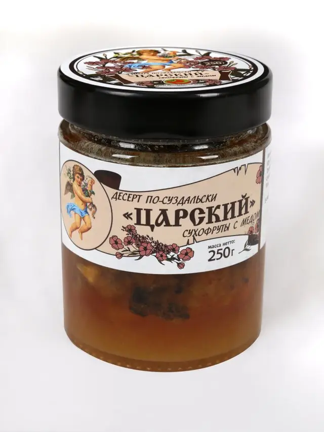 Десерт по-суздальски Царский сухофрукты с мёдом 250 г