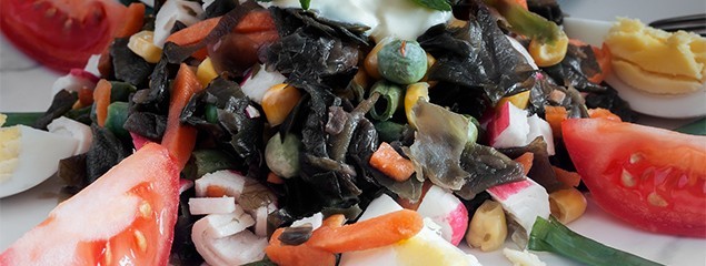 Пищевая добавка из морской капусты для с